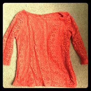 3/4 sleeve lace top